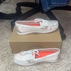 white slip-on shoes